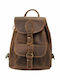 Model 142 Leder Damentasche Rucksack Braun