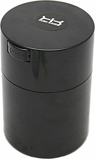 Tightvac Vase Coffee with Airtight Lid Plastic Black 1850ml