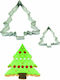 Metall-Ausstechform PME Weihnachtsbaum 2er-Set 028.02.107