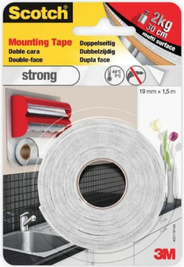 Scotch Self-Adhesive Double-Sided Tape 1.5mmx1.5m 1pcs