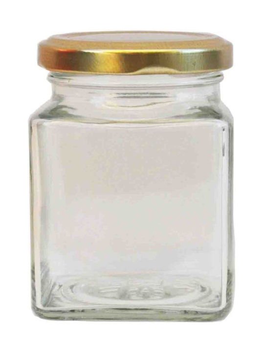 Glass General Use Vase with Lid 314ml