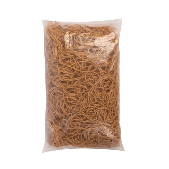 #50 Gummibänder Verpackung mit Durchmesser 40mm Braun 1gr