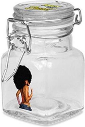 Juicy Jays Vase General Use with Airtight Lid Glass Transparent 80ml