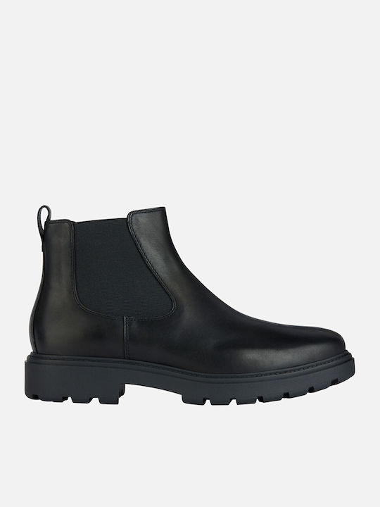Geox Spherica Μποτάκια Casual Μαύρα U36FRA00043C9999