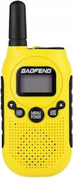 Baofeng BF-T6 Ασύρματος Πομποδέκτης PMR 0.5W με Μονόχρωμη Οθόνη Σε Κίτρινο Χρώμα