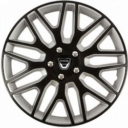 Versaco Dakar Nc Car Hubcaps 14 Inches with Brand Logo Dacia 4 Pieces