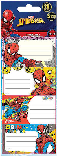Spiderman Етикети Тетрадки