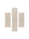 Decostar Loom-s 50745-657 Σετ Μοντέρνα Χαλιά Κρεβατοκάμαρας Μπεζ 50745-657 3τμχ