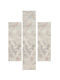 Decostar Oblong Des-s 1784-110 Σετ Μοντέρνα Χαλιά Κρεβατοκάμαρας Γκρι DE172180 3τμχ