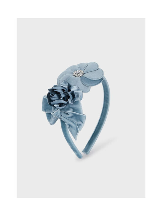 Mayoral Blue Kids Headband with Flower