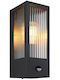 Globo Lighting Wall-Mounted Outdoor Lantern E27 IP44 12x32εκ.