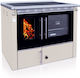 Senko C-25 Premium Metallisch Holzofen Kaminofe...
