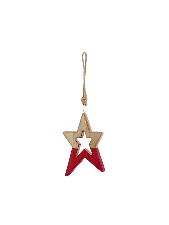 Κρεμαστό Christmas Wooden Ornament Red