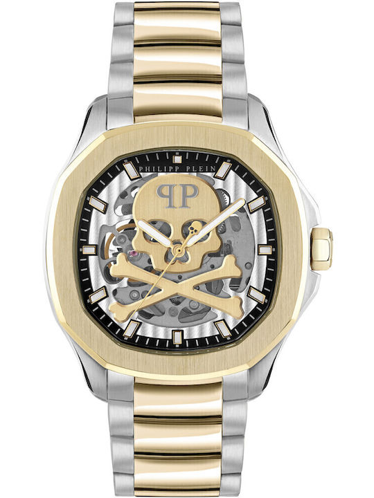 Philipp Plein Skeleton Herrenuhr 42mm Automatis...