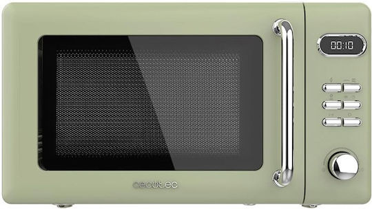 Cecotec ProClean 5110 Retro Φούρνος Μικροκυμάτων με Grill 20lt Πράσινος