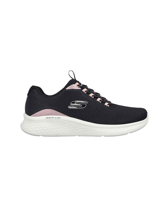 Overlay Mesh Sport Shoes Running Black