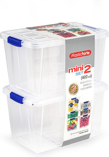 Plastic Forte Cutie De Depozitare Din Plastic Cu Capac 0.4lt Plastic Forte Cutie De Depozitare Din Plastic Cu Capac 0.4lt
