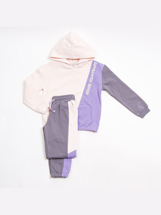 Trax Kinder Sweatpants Set - Jogginganzug Rosa 2Stück