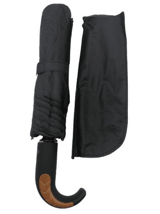 SDS Regenschirm Kompakt Schwarz