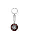 Keychain Wheel Metallic White