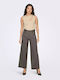 Tessa Women's Fabric Trousers Brown