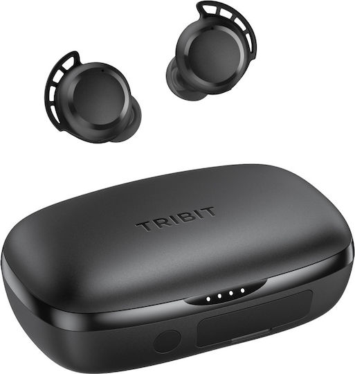 Tribit FlyBuds 3 SC Bluetooth Handsfree Ακουστικά με Αντοχή στον Ιδρώτα και Θήκη Φόρτισης Μαύρα