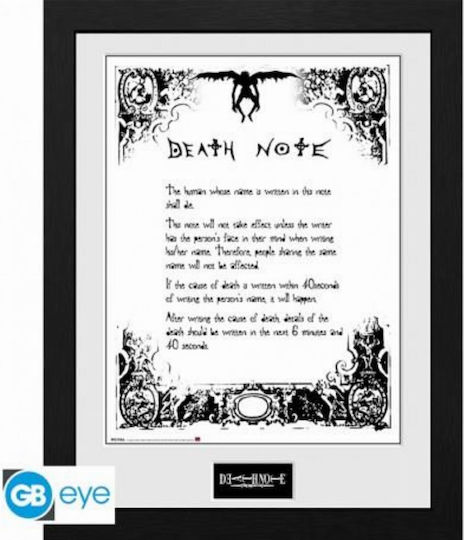 GB eye Death Note Death Note Κάδρο 31x41cm