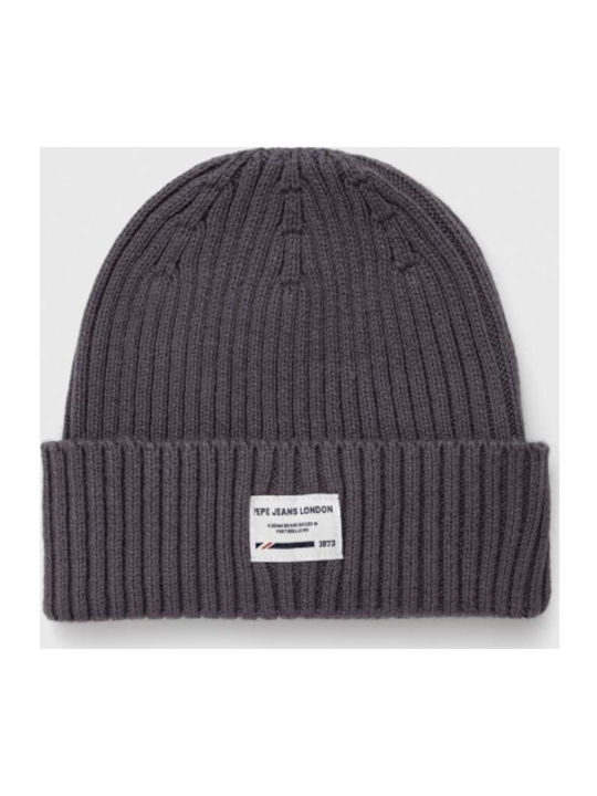 Griffin Thunder Beanie Beanie Knitted in Gray color