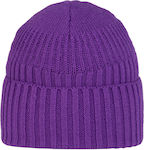 Buff Knitted Fleece Beanie Cap Purple .10.00