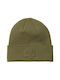 Timberland Beanie Unisex Beanie Gestrickt in Khaki Farbe