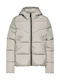 Only Kurz Damen Puffer Jacke Gray