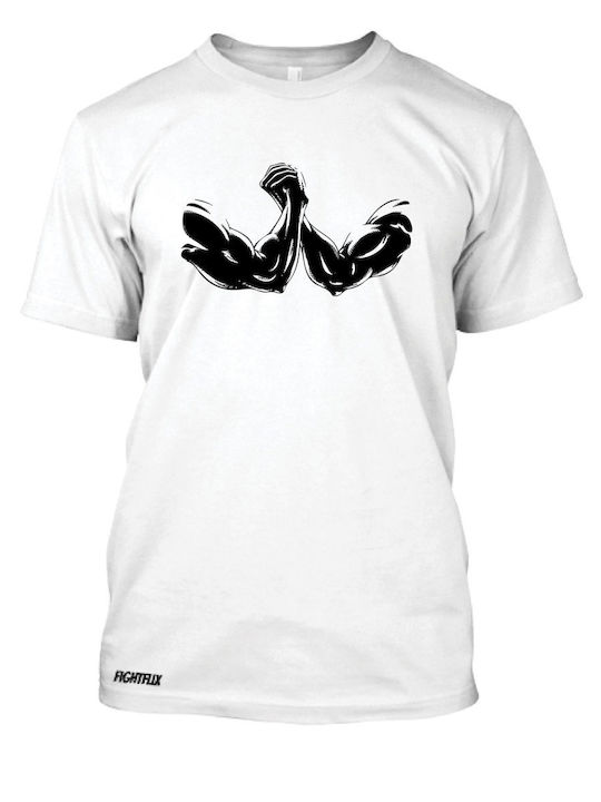 FightFlix T-shirt White