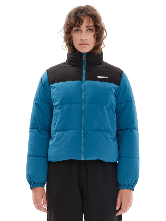 Emerson Scurtă Jachetă de femei Puffer Albastru