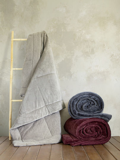 Nima Duvet Cover Single 160x220cm Nuan Bordeaux 700 GSMGsm 11 togs Togs