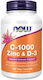 Now Foods C-1000 Zinc & D-3 Πολυβιταμίνη για Ενίσχυση του Ανοσοποιητικού 15mg 100 φυτικές κάψουλες