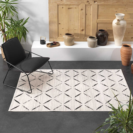 Douceur d'Intérieur Modesto 68x110cm Antiderapant Ecru - Gri Douceur d'Intérieur Modesto 68x110cm Antiderapant Ecru - Gri