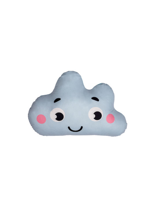 Mother Baby Διακοσμητικό Μαξιλάρι Κούνιας Happy Cloud Εκρού 40x30cm