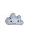 Mother Baby Διακοσμητικό Μαξιλάρι Κούνιας Happy Cloud Εκρού 40x30cm