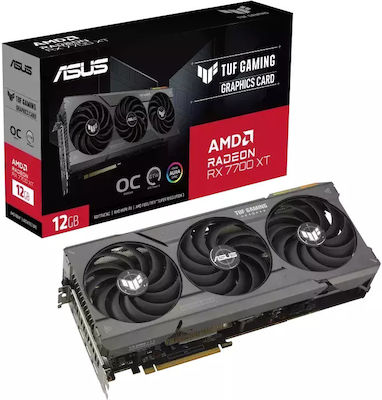 Asus Radeon RX 7700 XT 12GB GDDR6 TUF Gaming OC Κάρτα Γραφικών