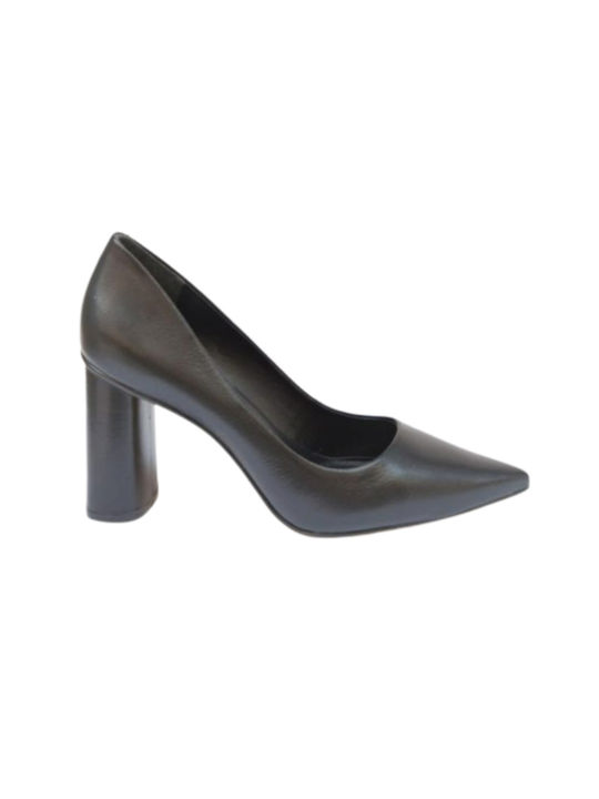 Carrano Leather Black Heels Mestico