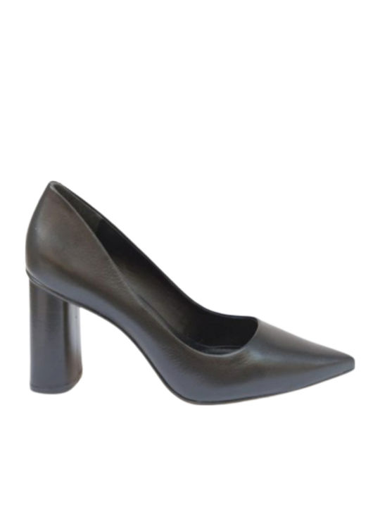 Carrano Leather Black Heels Mestico