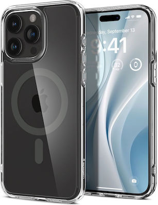 Spigen Ultra Hybrid MagFit Задна корица Силикон / Пластмаса Графит (iPhone 15 Pro Max - iPhone 15 Про Макс)