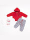 Trax Kids Set with Pants Winter 3pcs Red