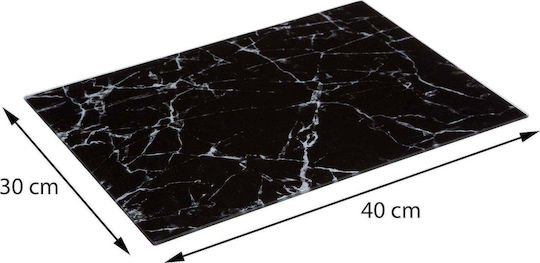 Atmosphera Плот за рязане Стъклен Черен 30x40см 1бр
