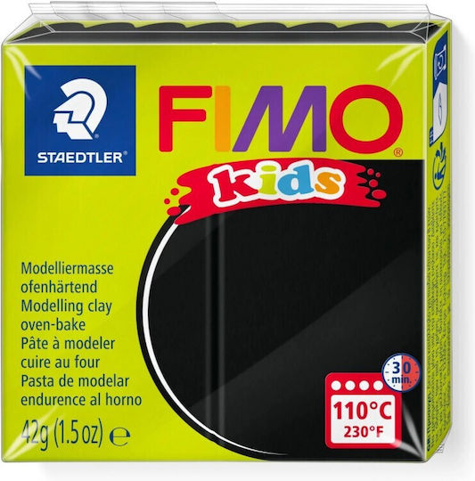 Staedtler Fimo-kids Πηλός Μαύρος 42gr