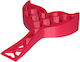 Wedge Plastic Door Stopper Pink