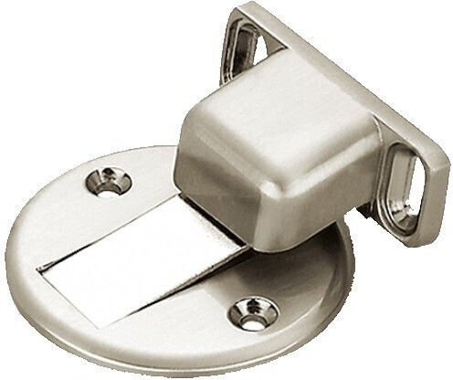 Magnetic Inox Door Stopper Silver