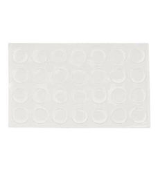 Pacific 231-14#PADS#TR Round Door Buffers with Sticker 14mm 28pcs
