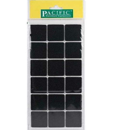 Pacific Τσοχάκια Τετράγωνα με Αυτοκόλλητο 35x35mm 18τμχ 231-6035#35#35
