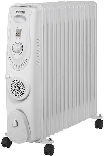 N'Oveen Καλοριφέρ Λαδιού με 15 Φέτες 2500W